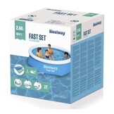 Bestway Fast Set Zwembad (244x61cm) - Blauw - 40% Korting!