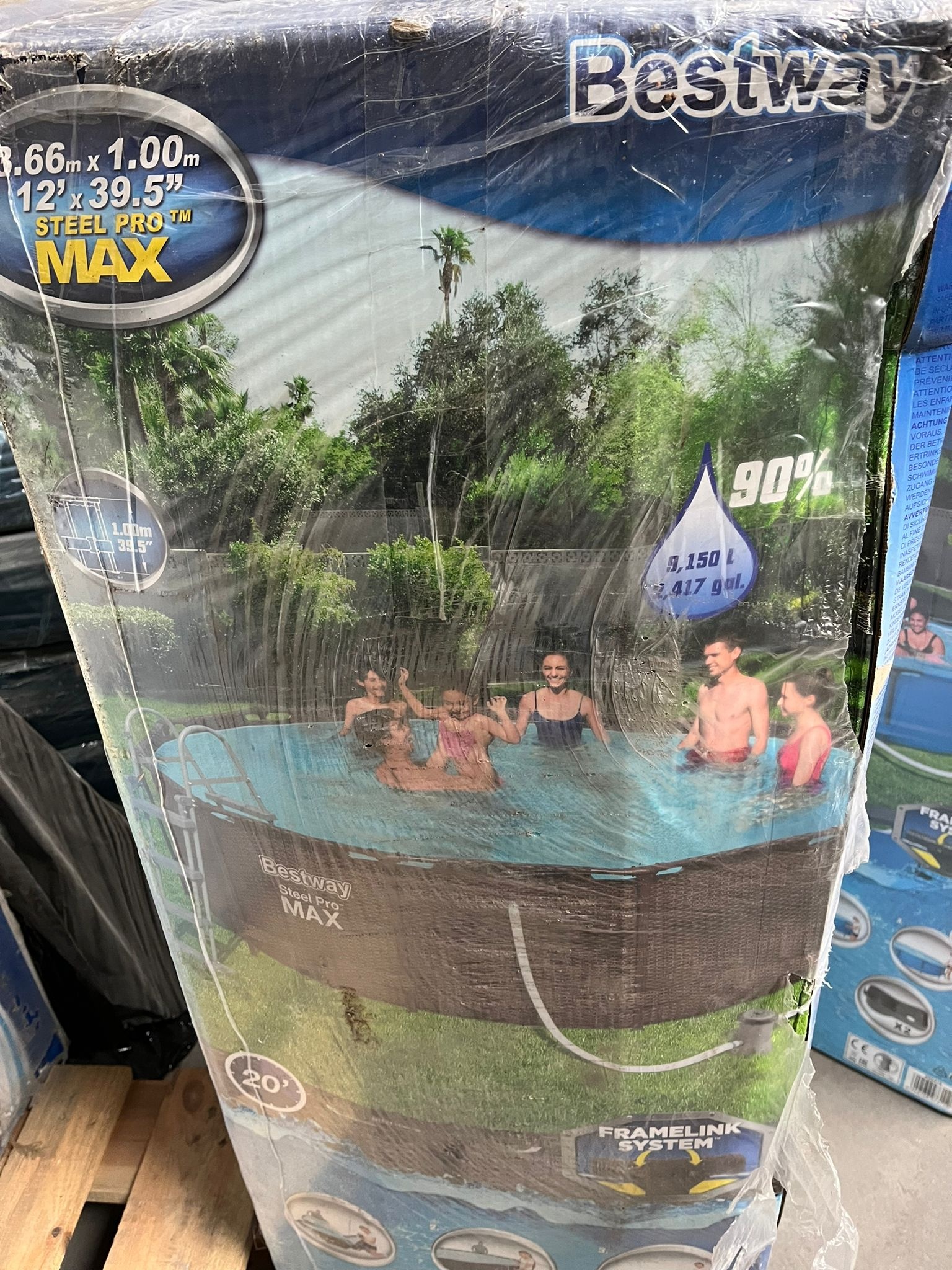 Bestway Steel Pro Max - opzetzwembad - 366x76 cm - complete set