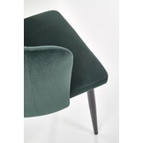Groene Fluweel Schelp Stoel - 35% Korting - Nu Slechts 1!
