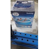 Bestway fast set - opblaas zwembad - 244 x 61 cm - rond - blauw