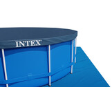 Intex opzetzwembad - 457x122 cm - blauw - accessoires oa. filterpomp & bal