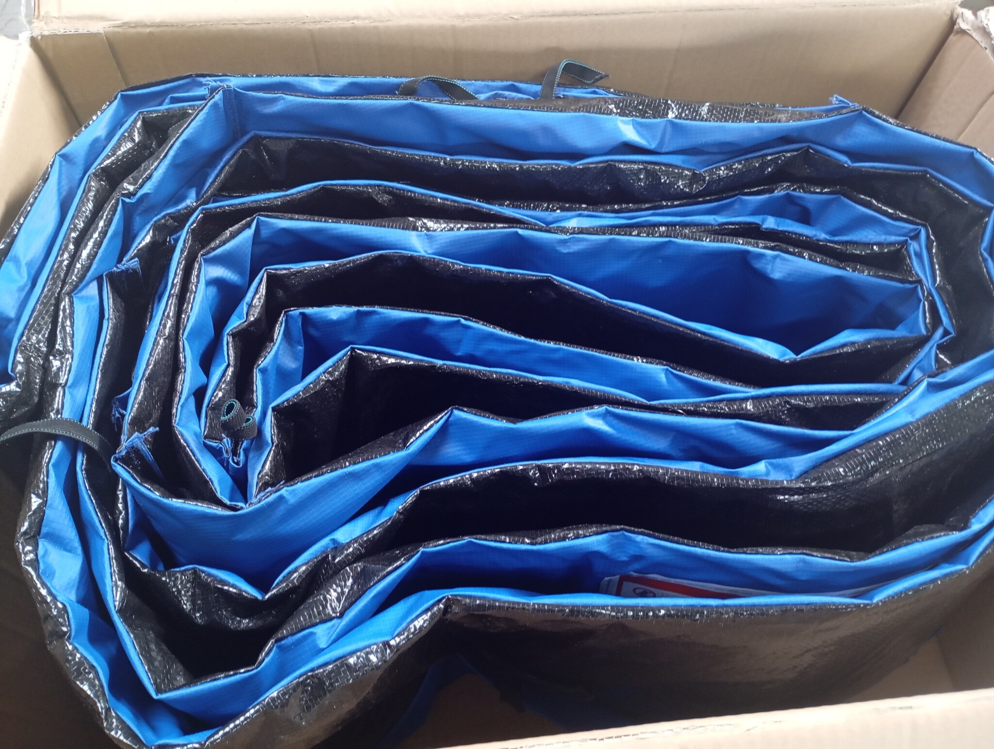 Trampoline Randafdekking Blauw 404 cm - 55% Korting!