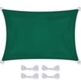 Groen Schaduwdoek Rechthoek 3x2m - 35% Korting!