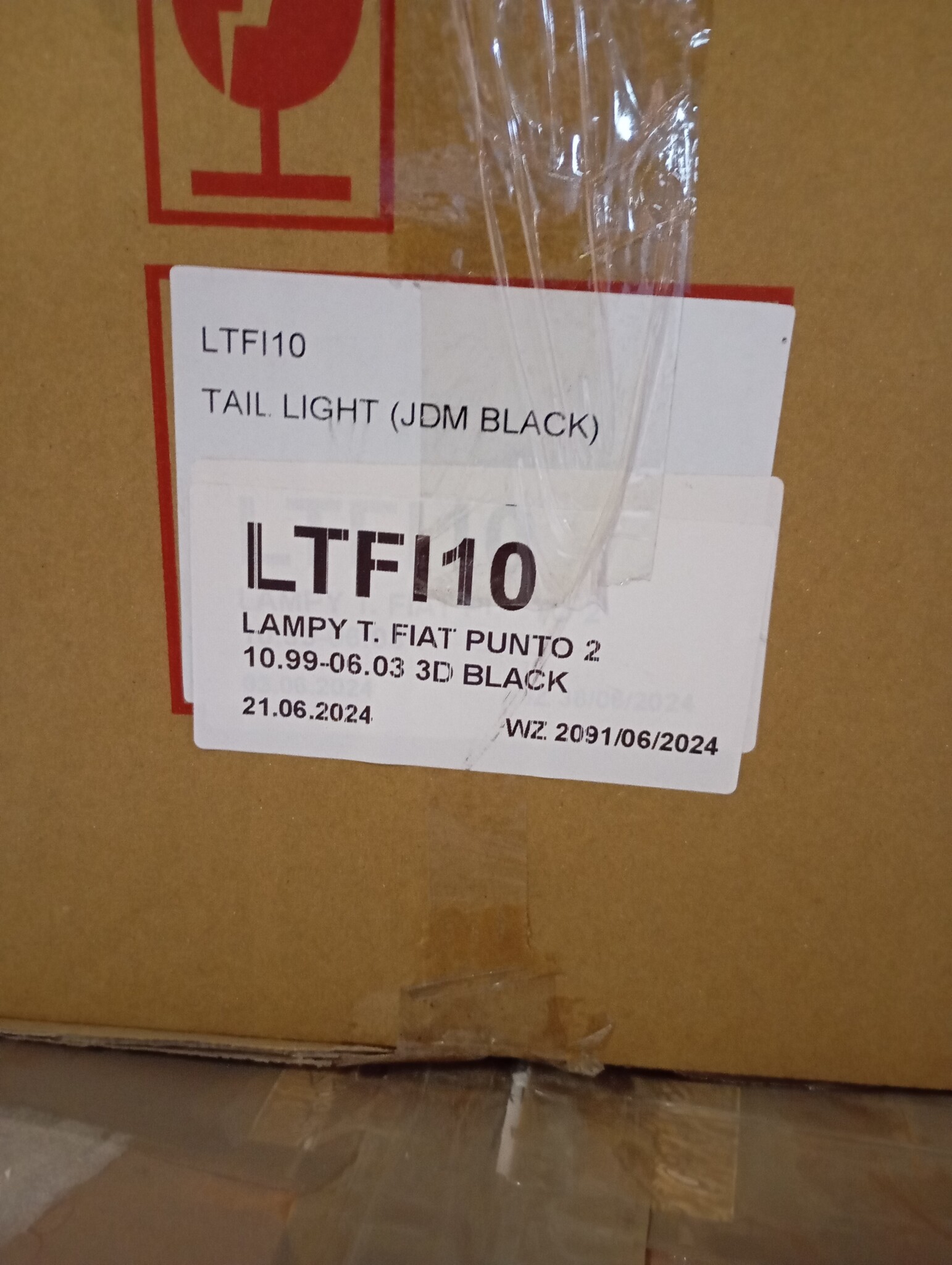 Achterlichten geschikt voor Fiat Punto 2 10 99-06 03 3D zwart