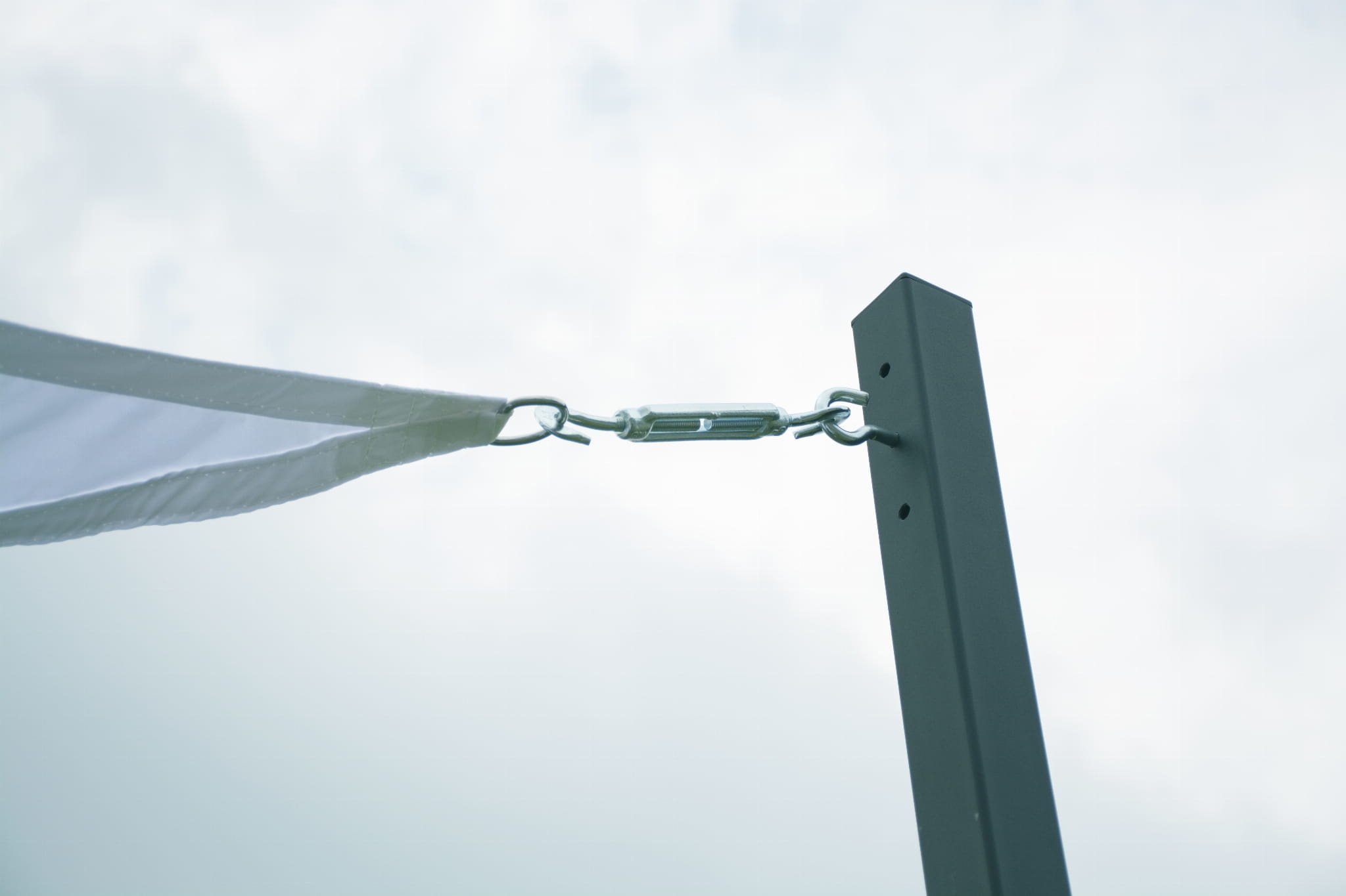 Schaduwdoekpaal Zwart (60% korting!) - Nu voor €XX