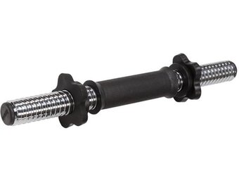 Curl Halterstang 30 mm met schroefdraad 35 cm lengte