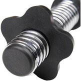 Curl Halterstang 30 mm met schroefdraad 35 cm lengte