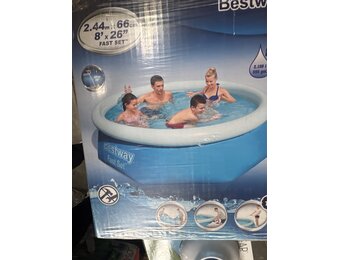 Bestway Fast Set Zwembad - Rond Blauw (40% Korting!)