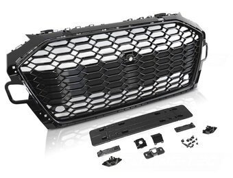 Grille AUDI A4 B9 (20-) Sportglans Zwart - 40% Korting!