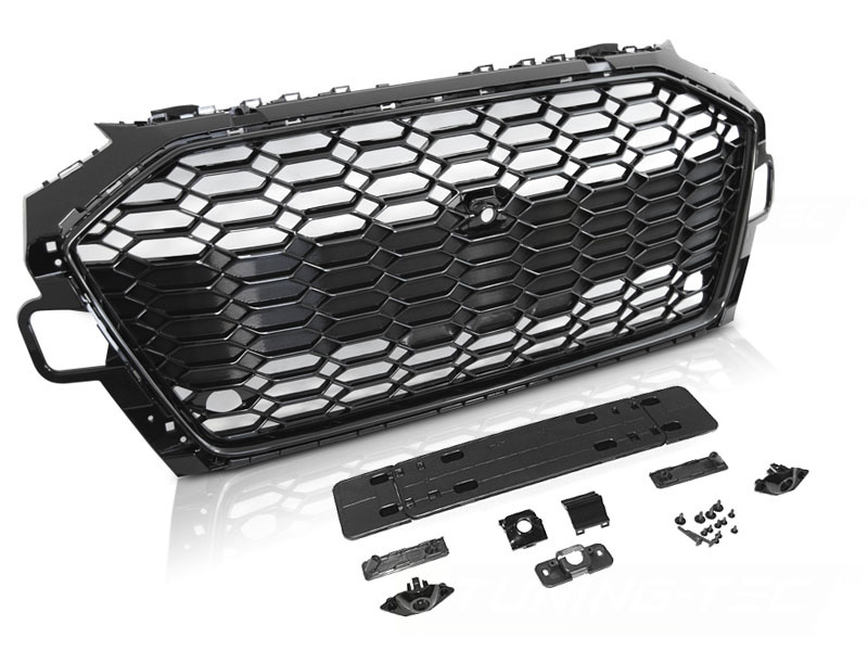 Grille AUDI A4 B9 (20-) Sportglans Zwart - 40% Korting!