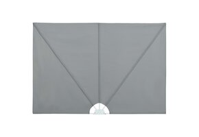 vidaXL Terrasscherm Inklapbaar 240x160cm Grijs - 41% Korting!