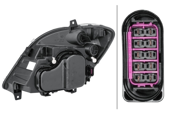 Hella Koplamp Rechts Mercedes Sprinter (B906) - 40% Korting!