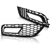 Bumpergrill Set Audi A4 (B8) 11-15 - Glanzend Zwart (40% Korting)