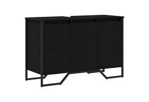 VidaXL Wastafel Kast Zwart Eiken - 55% Korting | Geretourneerd Product