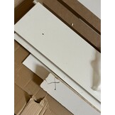 Kinderbed EMMA bedbank met lade & matras 160x80cm wit - 60% Korting!