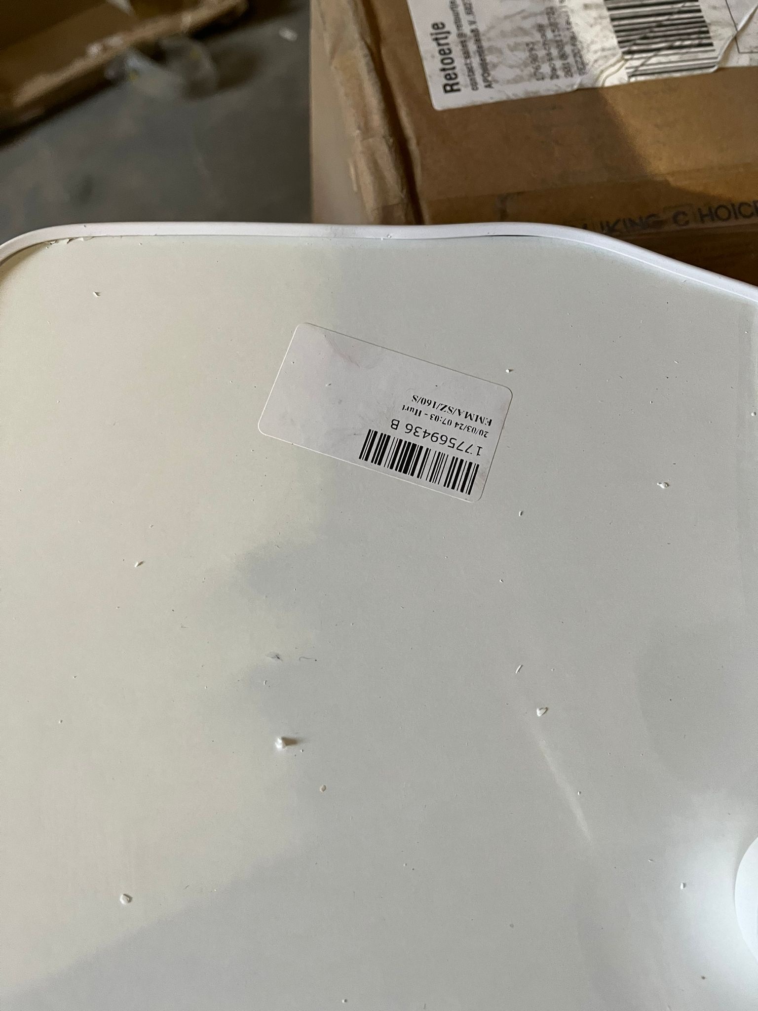 Kinderbed EMMA bedbank met lade & matras 160x80cm wit - 60% Korting!