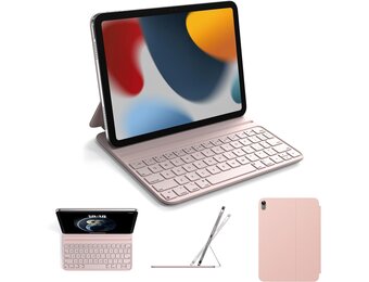 HOU Toetsenbord Cover iPad 10 Gen. Blauw - 30% Korting!