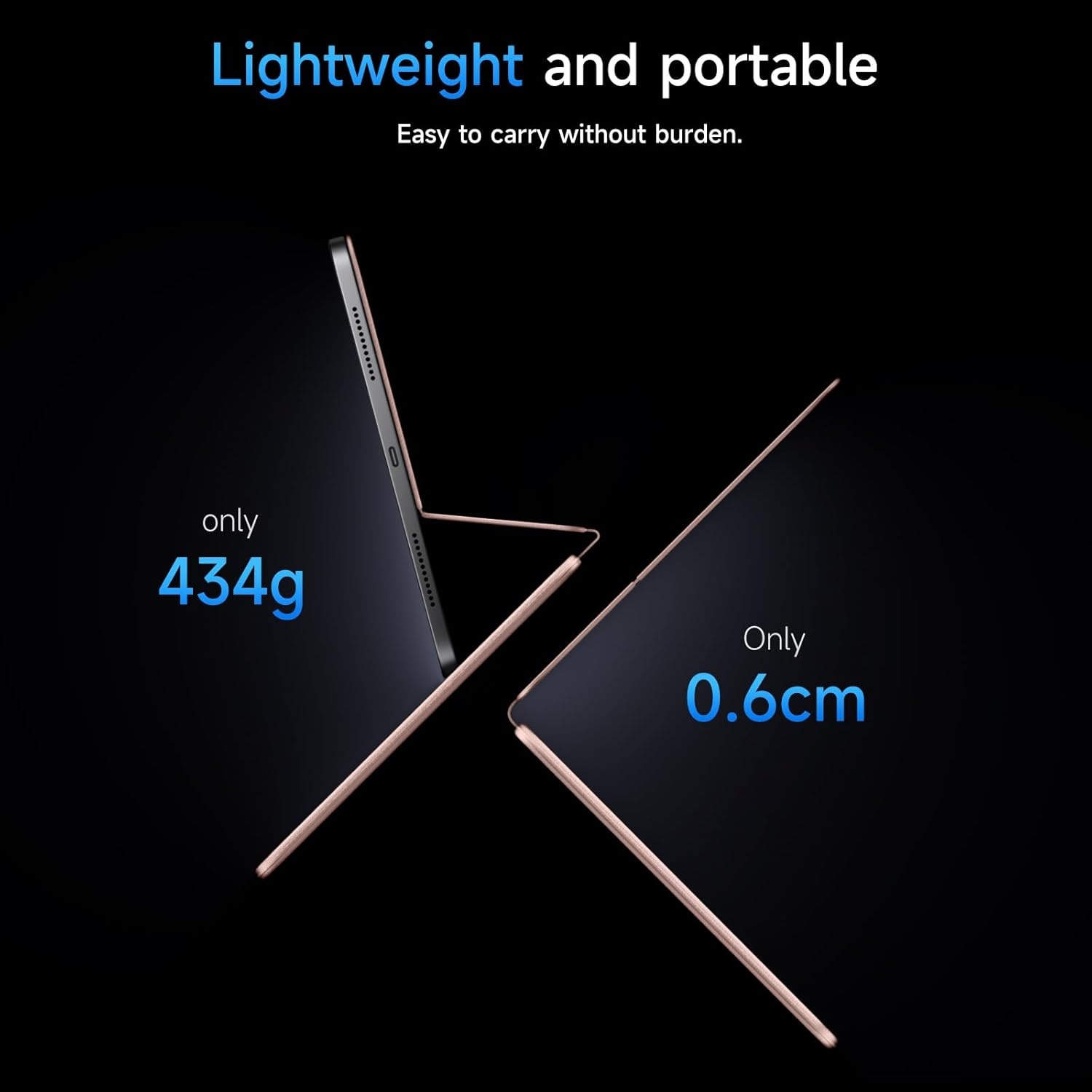 HOU Toetsenbord Cover iPad 10 Gen. Blauw - 30% Korting!