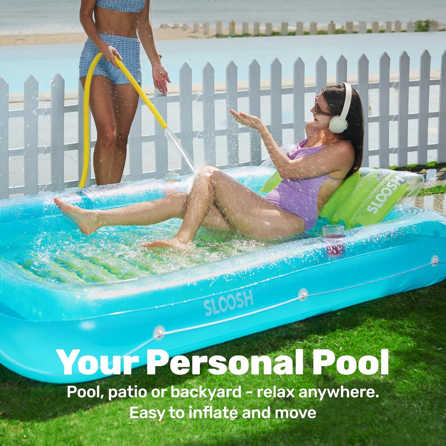 SLOOSH Opblaasbaar Zon-Ligbad XL (85"x57") - 30% Korting