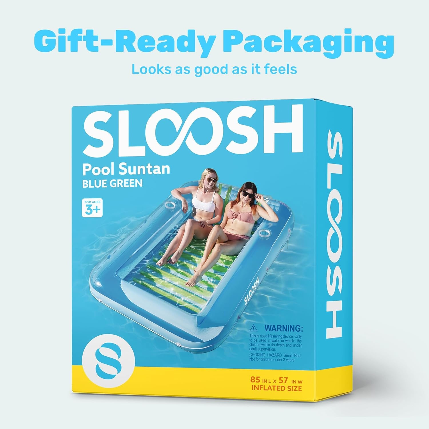 SLOOSH Opblaasbaar Zon-Ligbad XL (85"x57") - 30% Korting