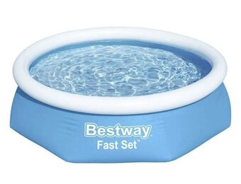 Bestway Fast Set Zwembad - 244x61cm - Blauw - 40% Korting!