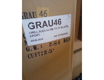 RS-Stijl Grille Audi A4 B9 (15-19) Mat Zwart - 40% Korting!