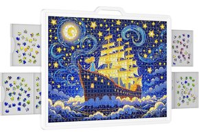 Lifewit Draaibare Puzzelplank (89x68.5cm) - 30% Korting!