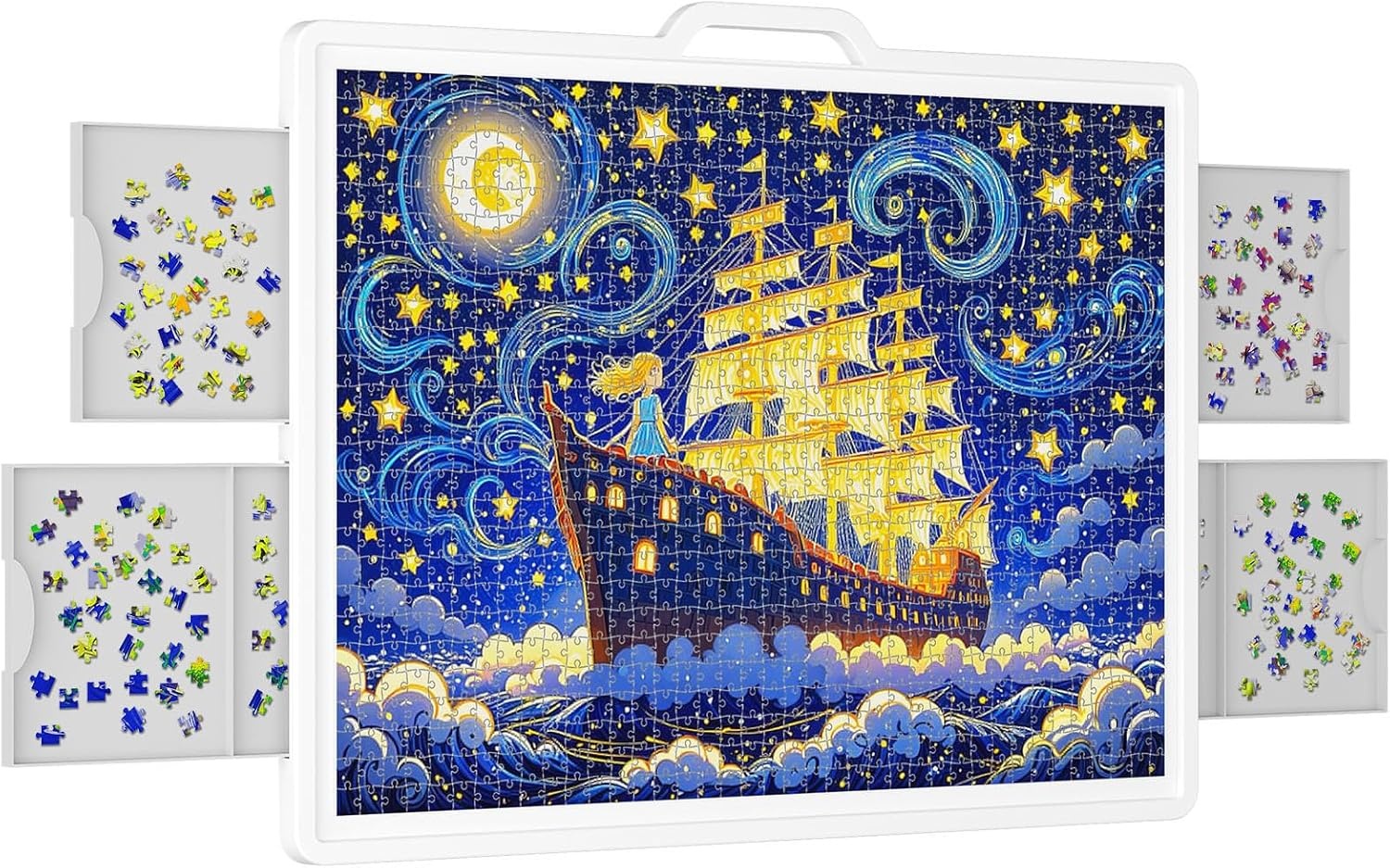 Lifewit Draaibare Puzzelplank (89x68.5cm) - 30% Korting!