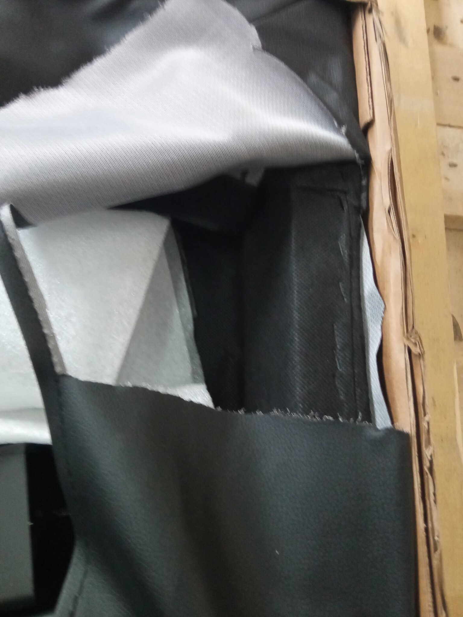 vidaXL Voetenbank Kunstleer Zwart - 60x50x41 cm - 70% Korting!