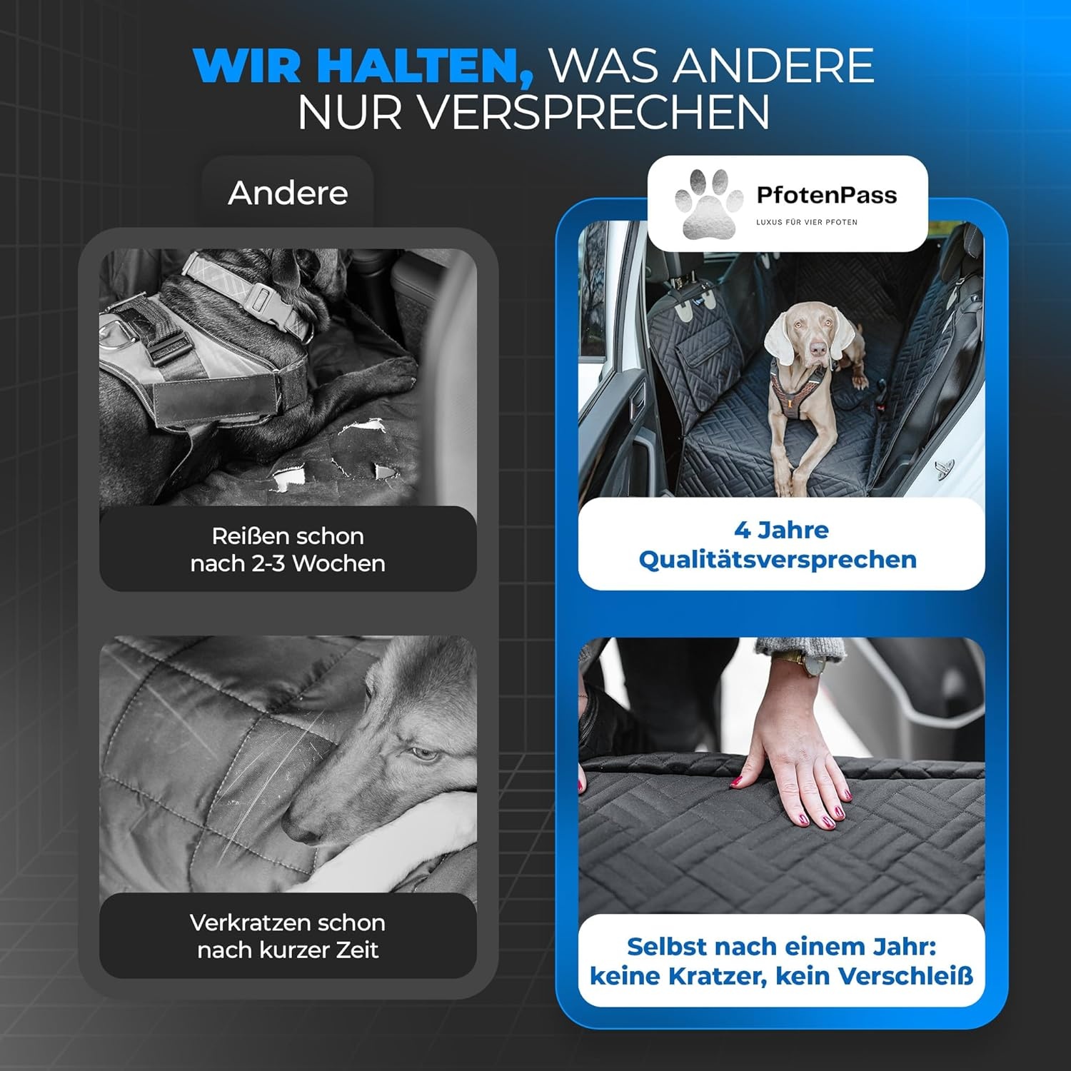 Hondendeken Auto Achterbank - Waterdicht & Krasbestendig - 30% Korting