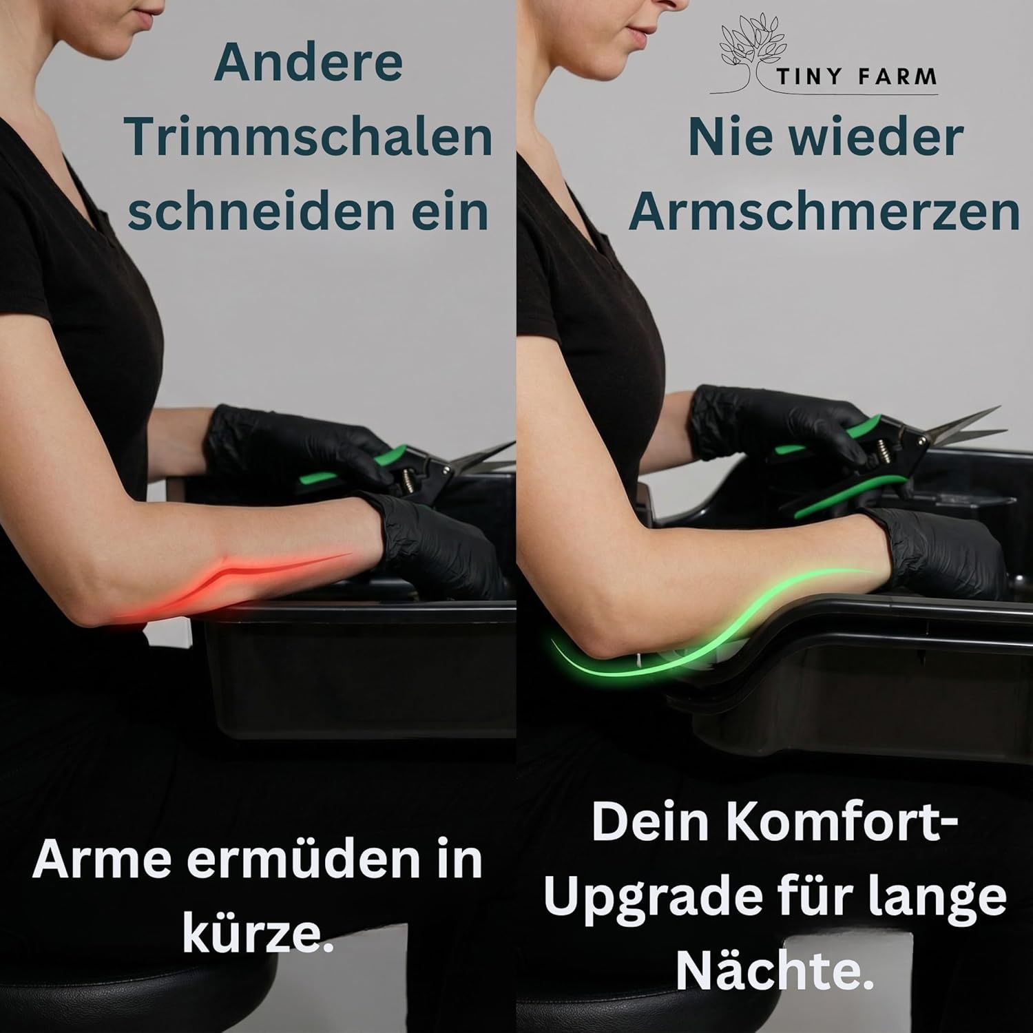 TINY FARM Trim Bin Set - 150 micron Zeef, Schaar & Net | Nu 30% Korting!