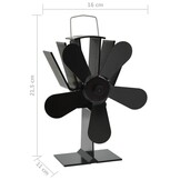 VidaXL Kachelventilator met 5 Vinnen - 65% Korting