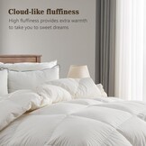 BPC Donsdekbed 135x200 cm - 30% Korting! Ganzendons & Biologisch Katoen