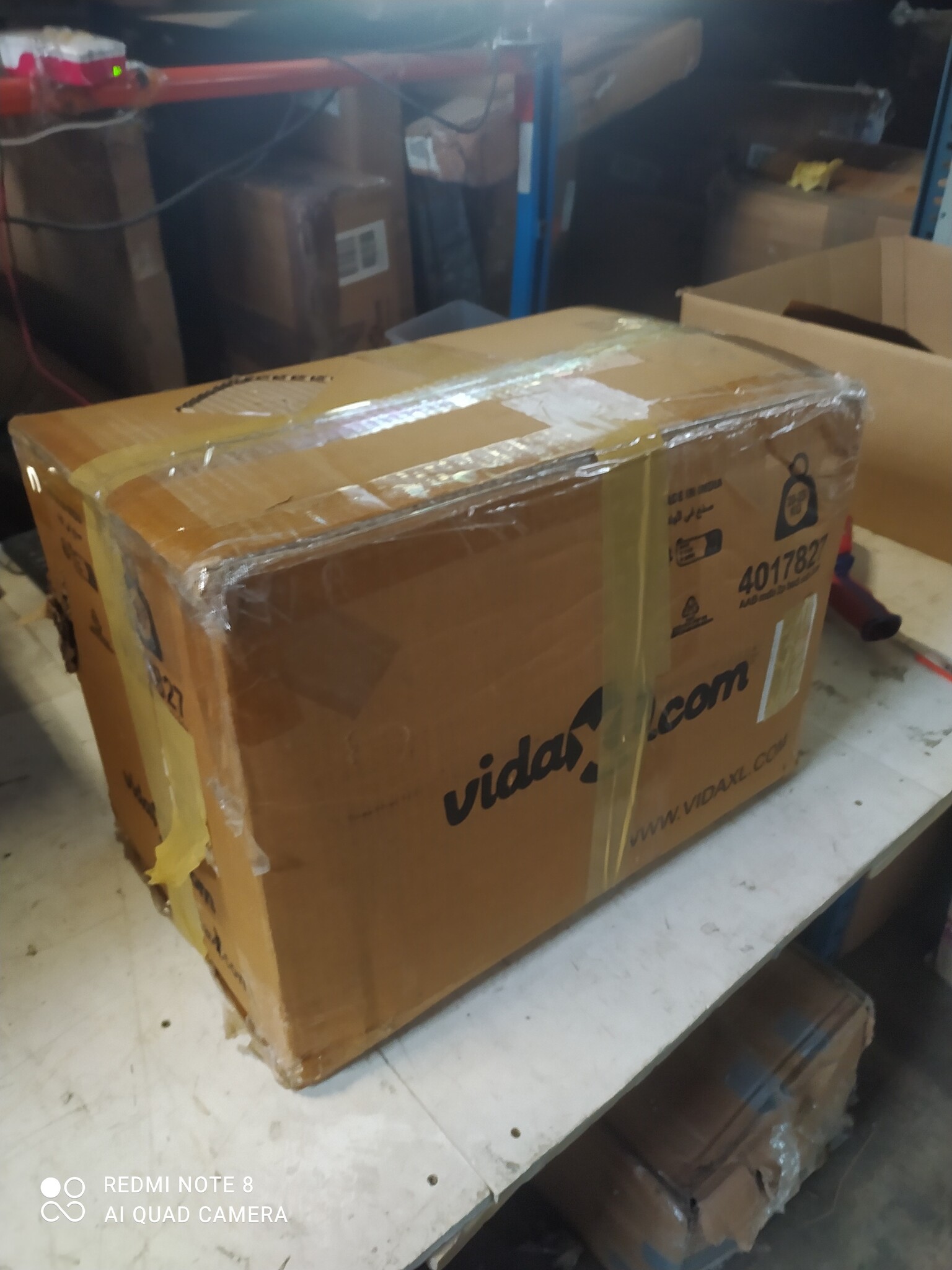 VidaXL Nachtkastje Lade Zwart/Goud Massief Mangohout - 79% Korting