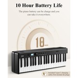 Eastar EP-10 88 Toetsen Vouwbare Digitale Piano - 30% Korting