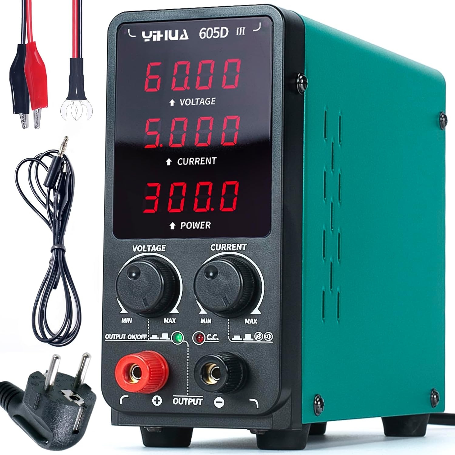 YIHUA 605D-III Lab Voeding: 60V/5A Regelbaar (30% Korting!)