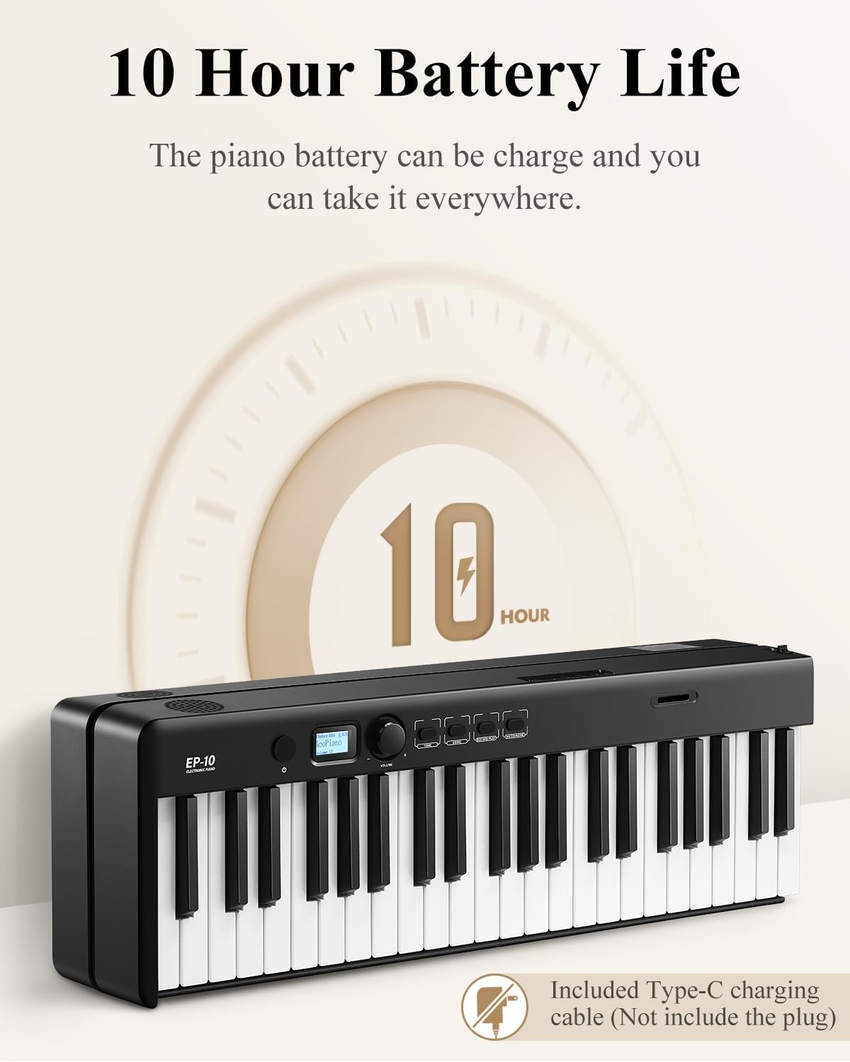 Eastar EP-10 88 Toetsen Vouwbare Piano - 30% Korting!