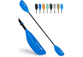 Abahub Kajakpeddel Blauw - Verstelbaar (210-230cm) - 30% Korting!