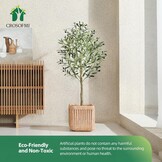 CROSOFMI Kunst Olijfboomplant 120cm - Nu 30% Korting!