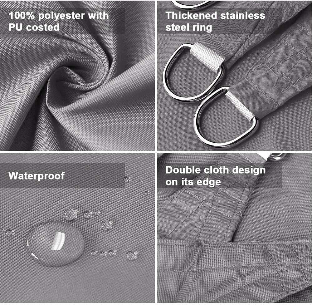 Dripex Waterdichte Zonnedoek Rechthoek 5x7m - Nu 30% Korting!