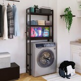 SMIBUY Bamboe Badkamerrek (Donkerbruin) - 30% Korting!