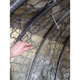 Geretourneerde Hangstoel - Ei Stoel met Frame - Grijs - 60% Korting