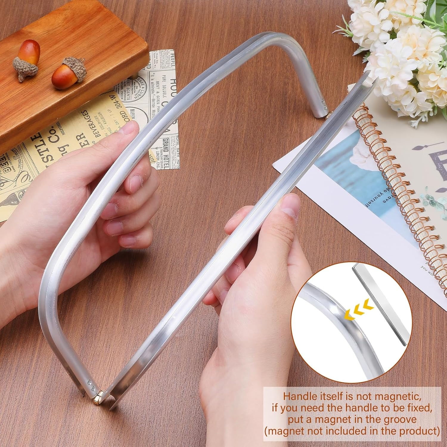 2x CHGCRAFT Aluminium Handtas Frame (30% Korting) - Maak je Eigen Unieke Tassen!