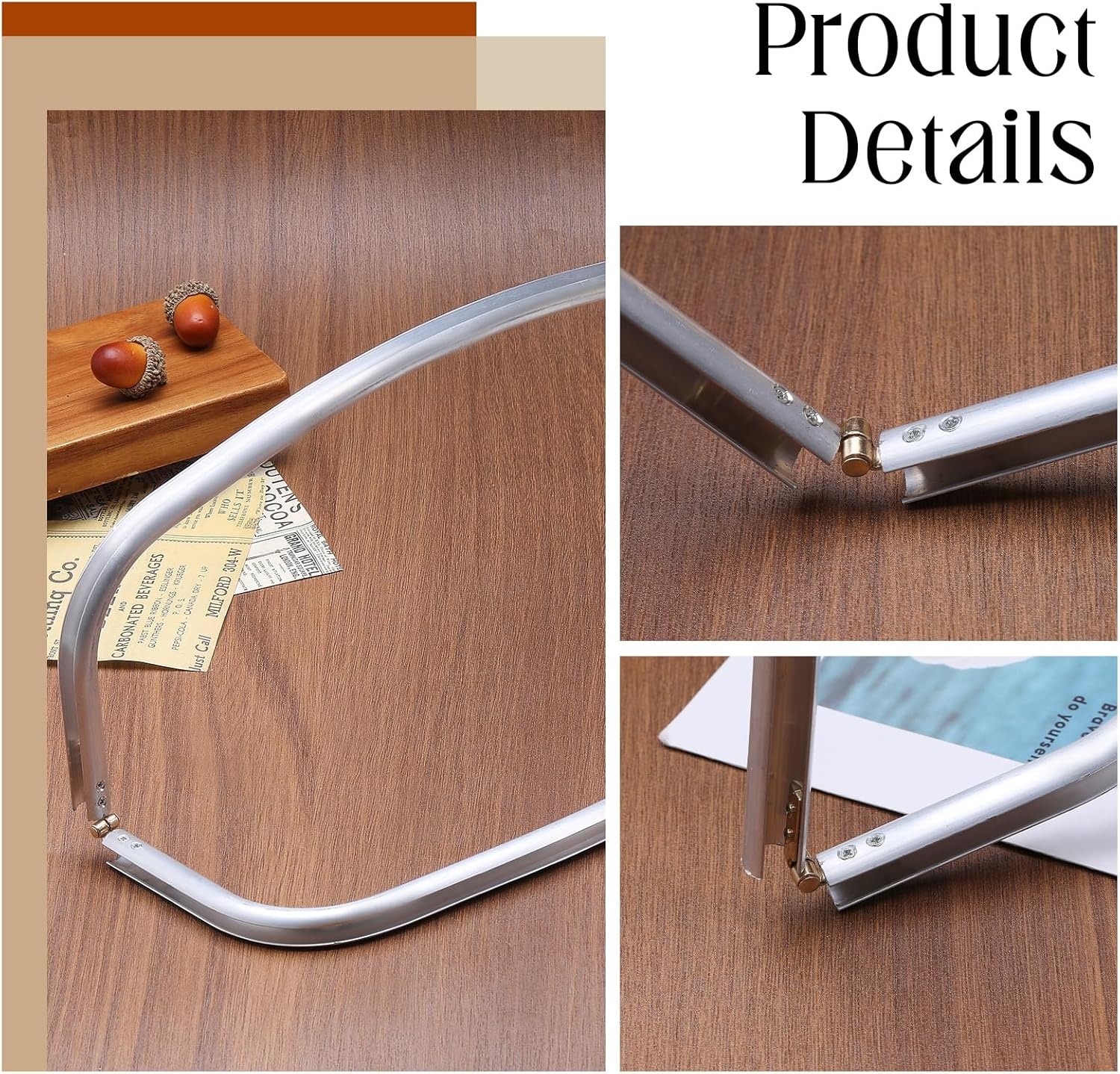 2x CHGCRAFT Aluminium Handtas Frame (30% Korting) - Maak je Eigen Unieke Tassen!