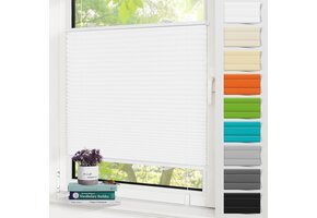 Plisseerrolgordijn - Zonder Boren - 30% Korting