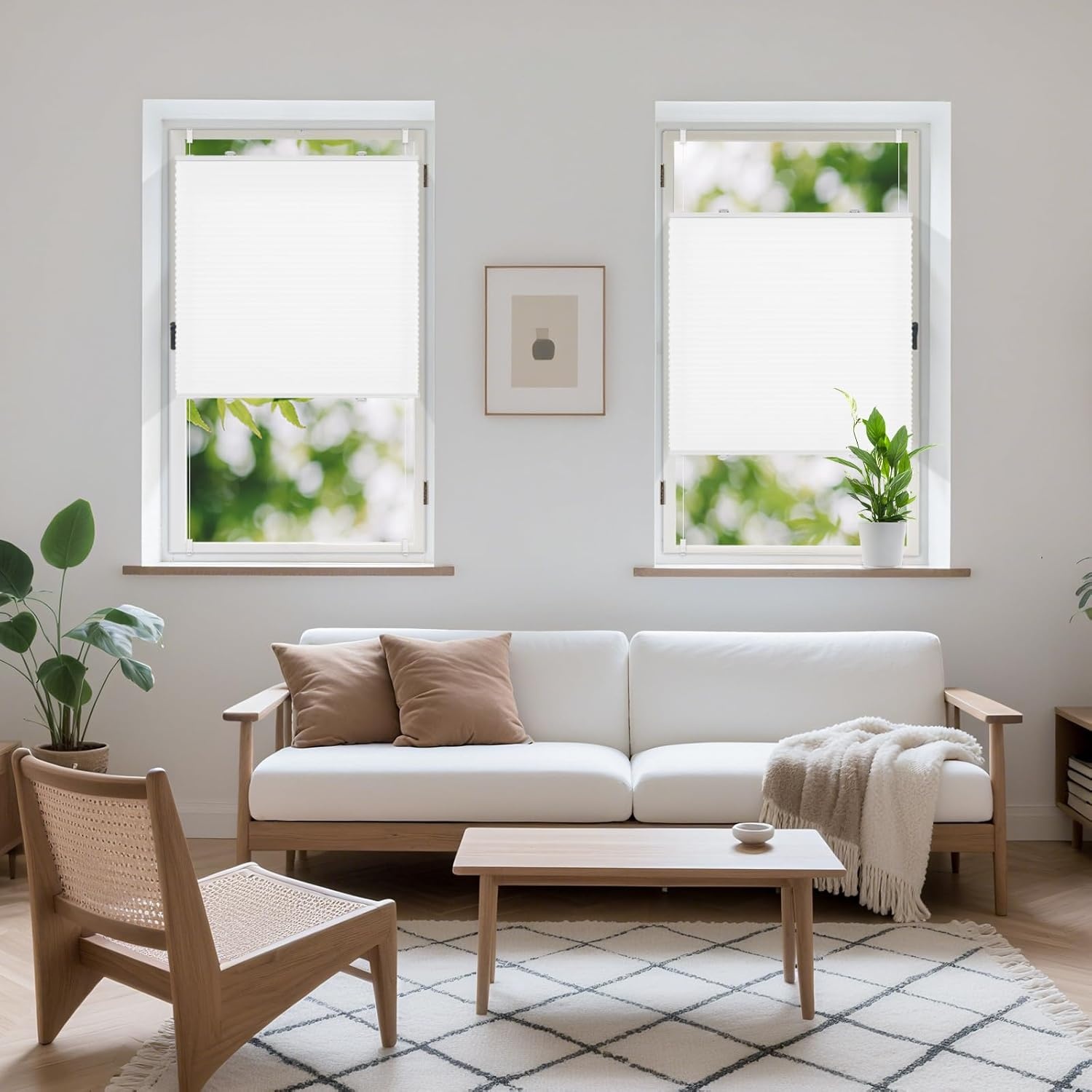 Plisseerrolgordijn - Zonder Boren - 30% Korting