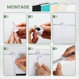 Plisseerrolgordijn - Zonder Boren - 30% Korting