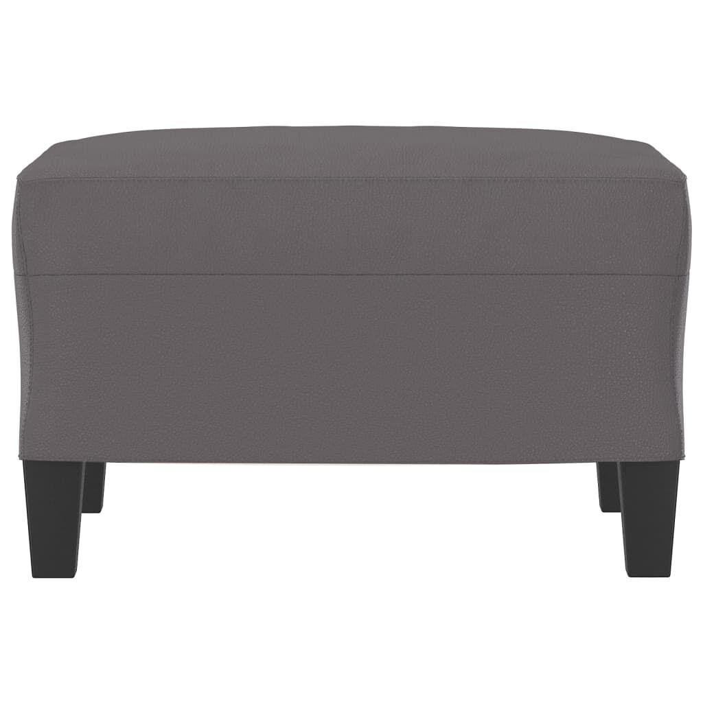 vidaXL Voetenbank Grijs Kunstleer - 35% Korting