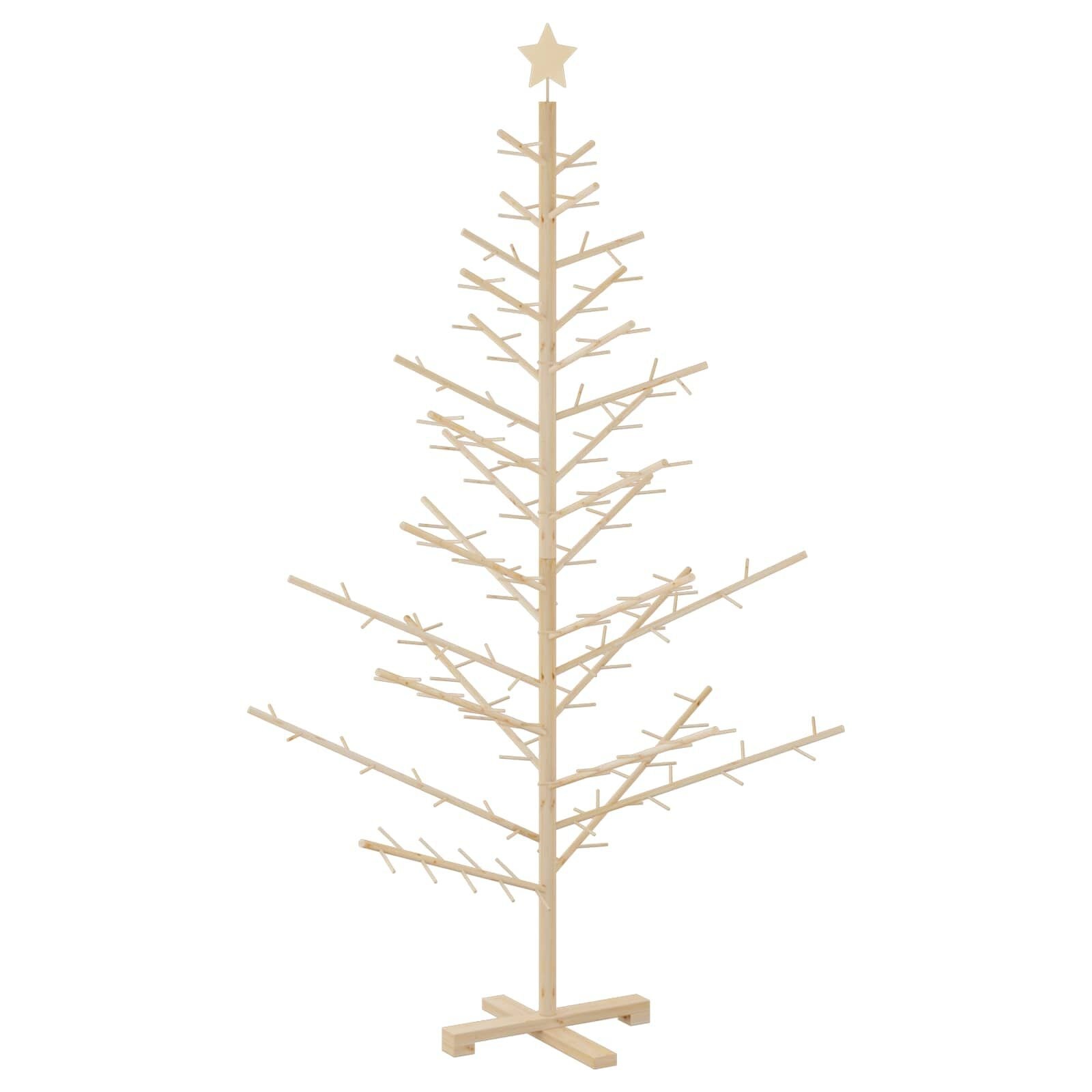 vidaXL Houten Kerstboom Naturel 180 cm - 35% Korting