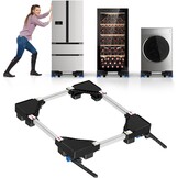 NIUXX Was/Droger Onderstel met Wielen & Rem - Verstelbaar - Zwart - 30% Korting